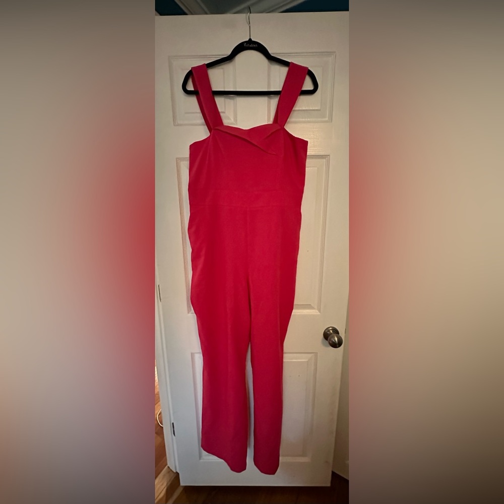 Gabrielle Union New York & Co Hot Pink Jumpsuit